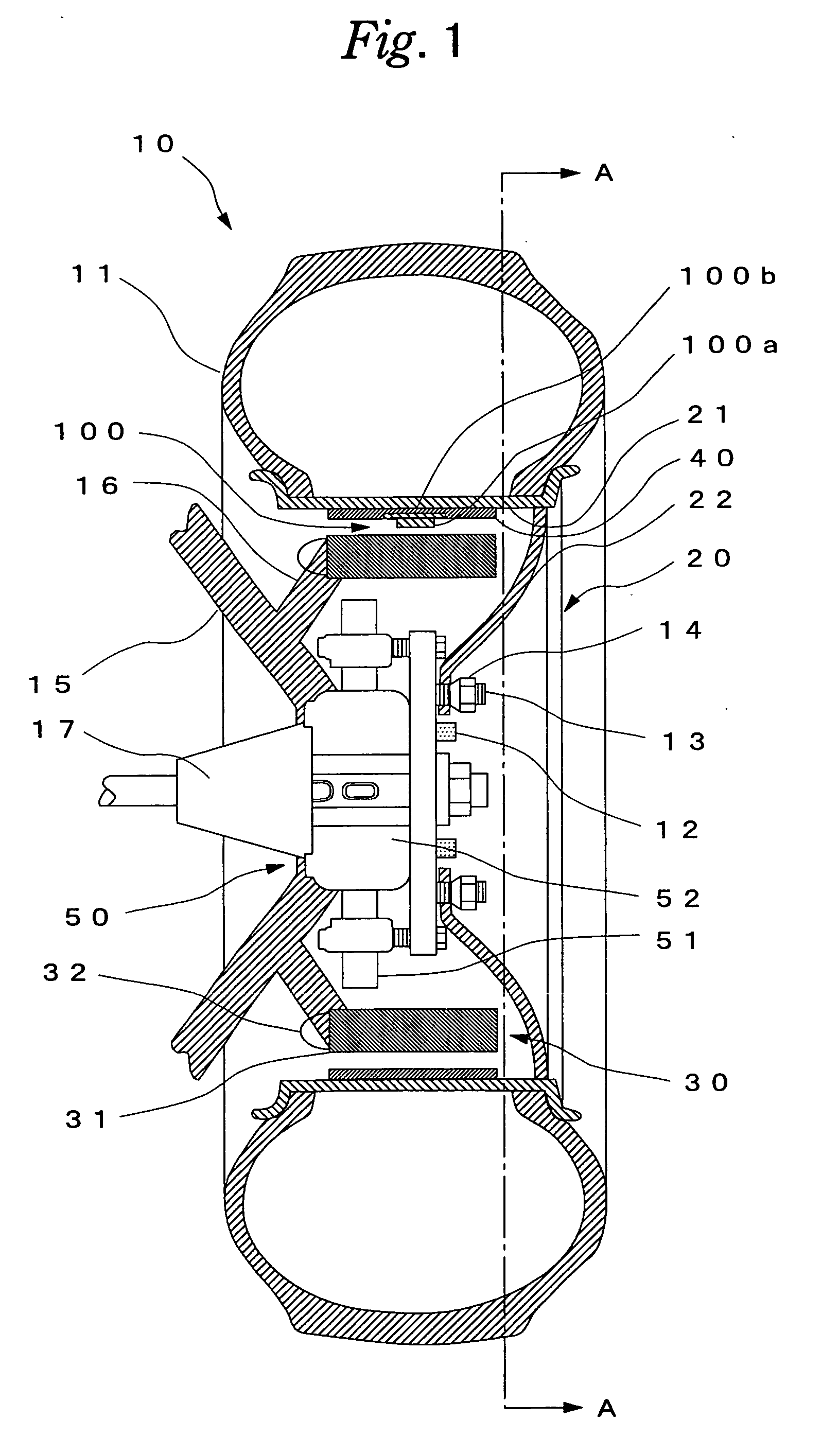 Transponder for in-Wheel Motor System and Wheel Therewith