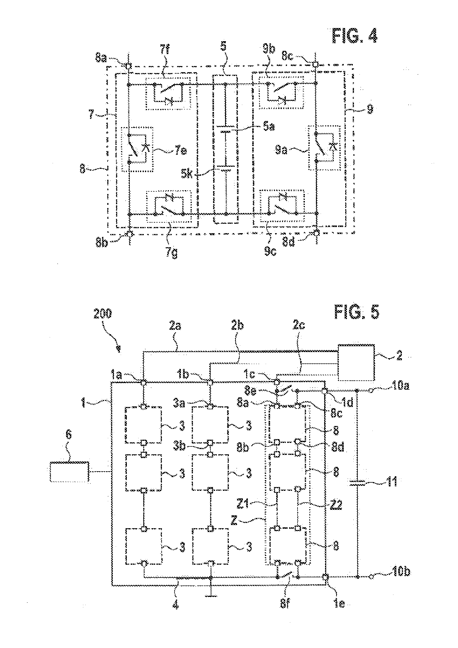 Energy storage device, system with energy storage device and method for driving an energy storage device