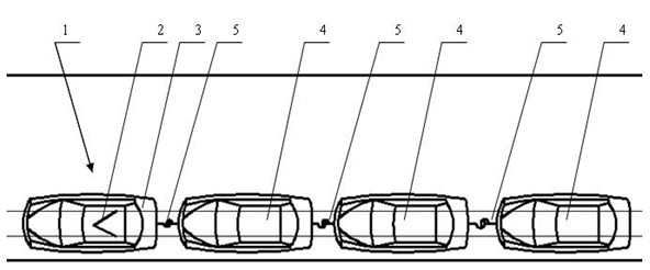 Array type electric automobile