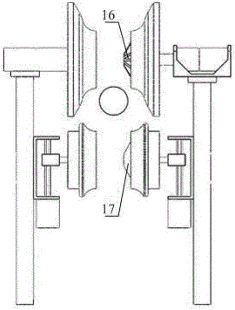 Traveling mechanism, mechanical structure of inspection robot and obstacle crossing method of mechanical structure