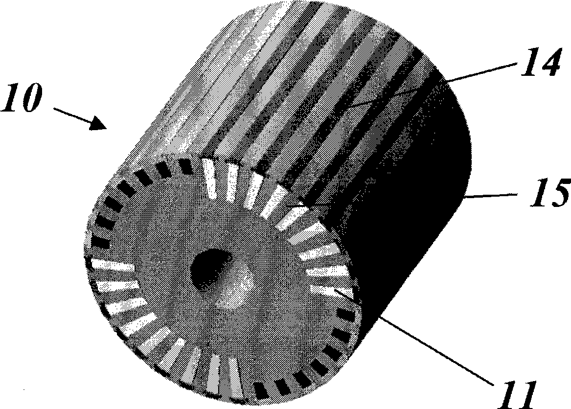 Method and apparatus for the detection of cracks in the teeth of generator rotors