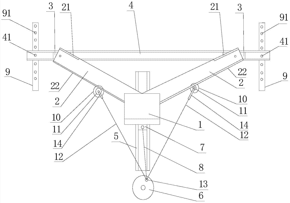 Lateral spilt trainer with massaging devices