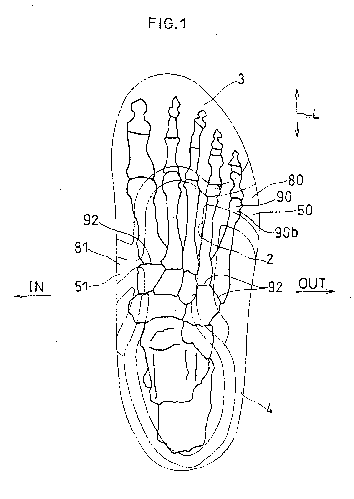 Athletic Shoes Having an Upper Whose Fitting Property is Improved