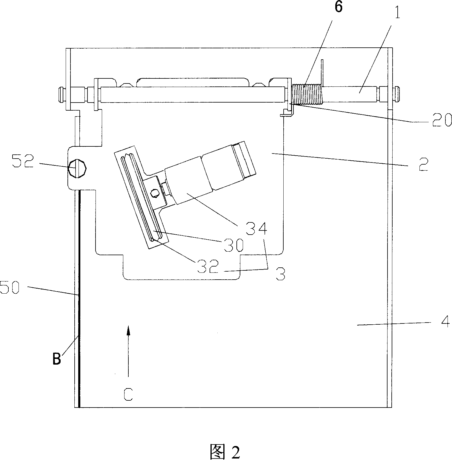 Deflection correcting mechanism