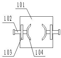 A lifting mechanism for a communication cable support rod