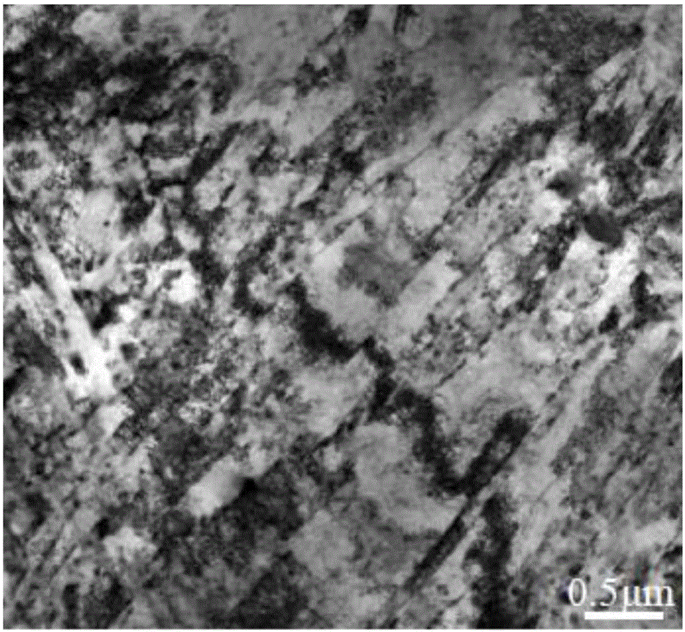 Technological method for improving high temperature creep resistant property of heat-resistant 403Nb blade steel