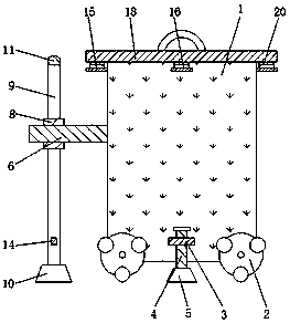 Portable sterilization device for community nursing