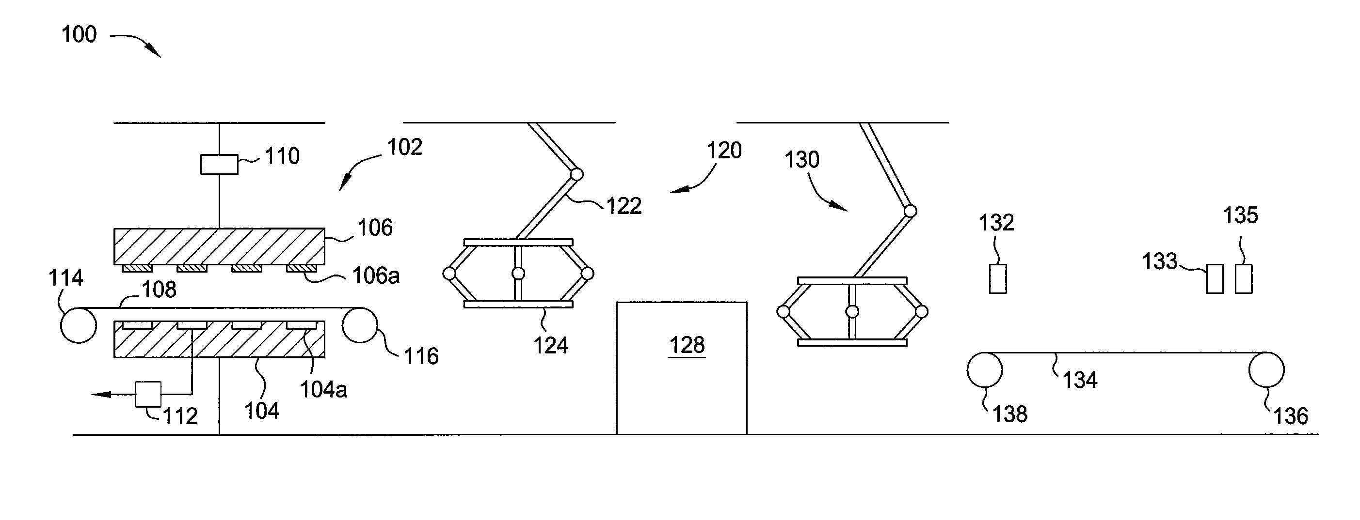 Process for forming flexible substrates using punch press type techniques