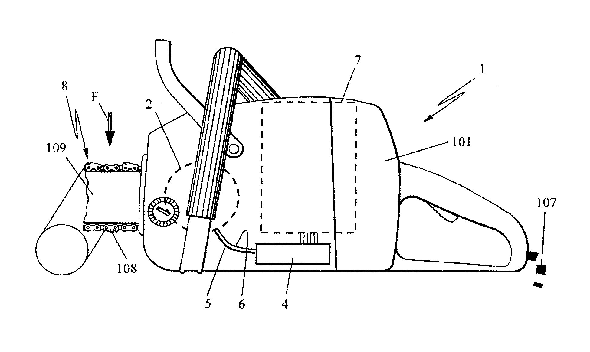 Work apparatus having an electric drive motor