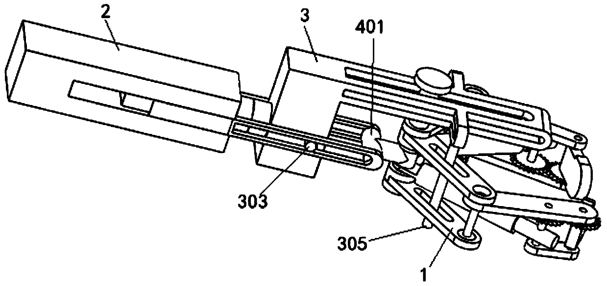 Grabbing manipulator for sorting waste batteries