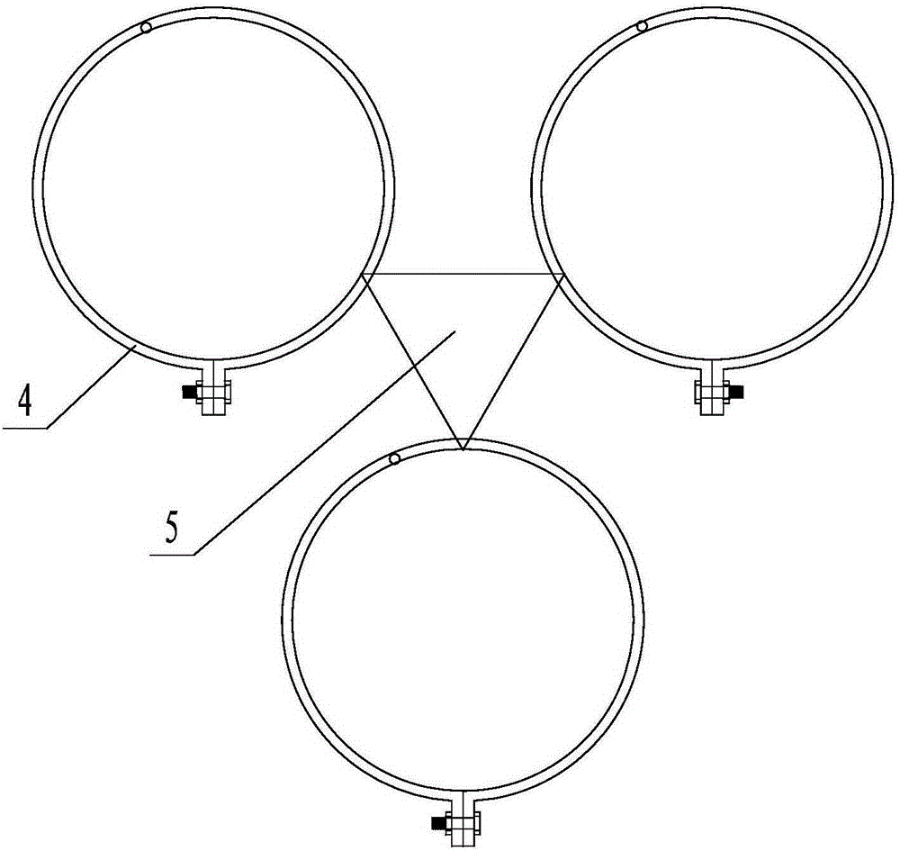 FRP plate strip type foundation pit support structure and construction method