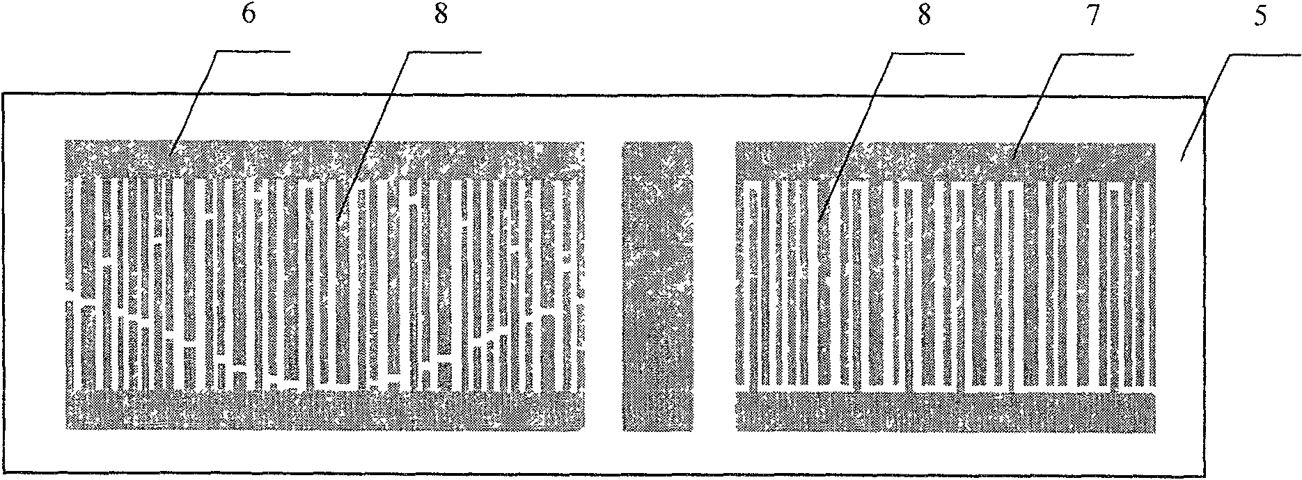 Switchable surface acoustic wave filter bank with two channel bandwidths