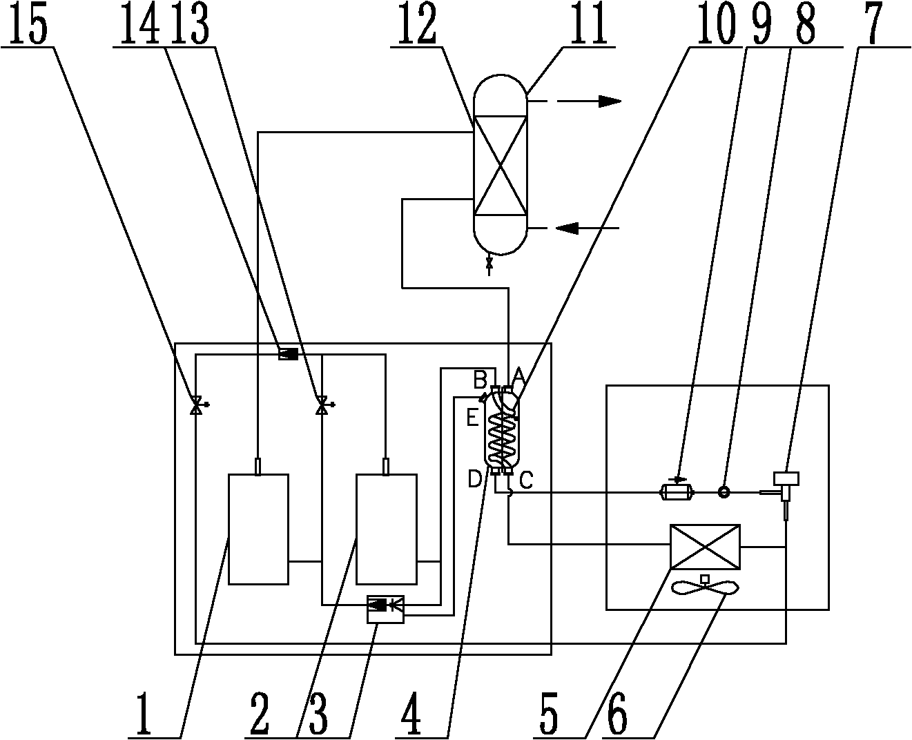 New energy air-conditioning method and system for extremely low energy consumption houses of new rural construction