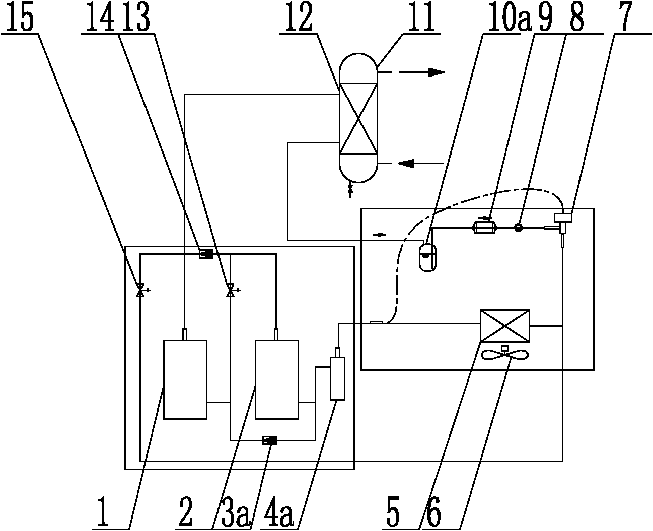 New energy air-conditioning method and system for extremely low energy consumption houses of new rural construction