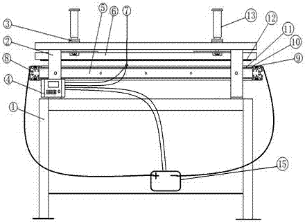 A vacuum insulation panel heating and sealing system