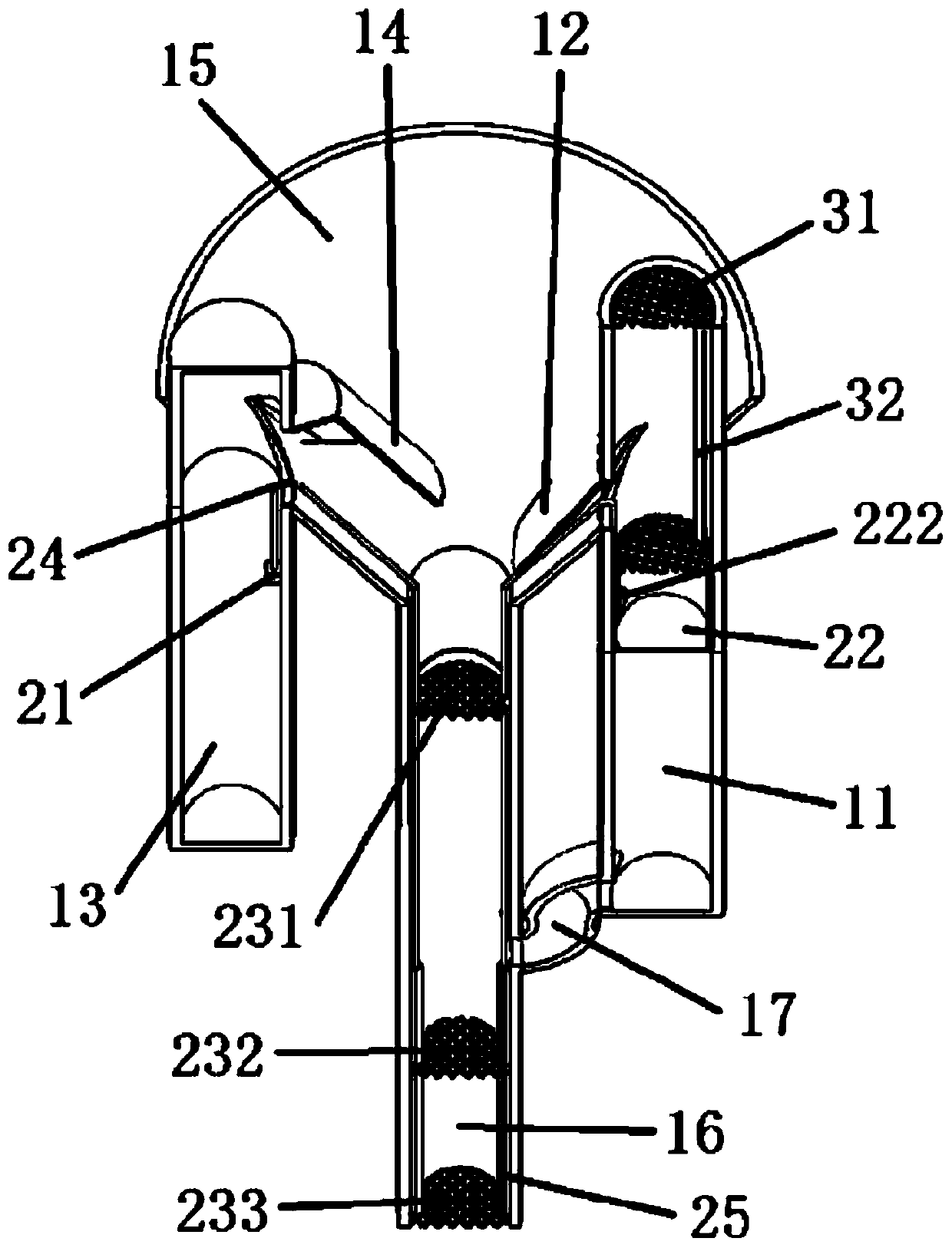 Drainage filtering system suitable for steel structure building