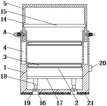 Novel environment-friendly book cabinet