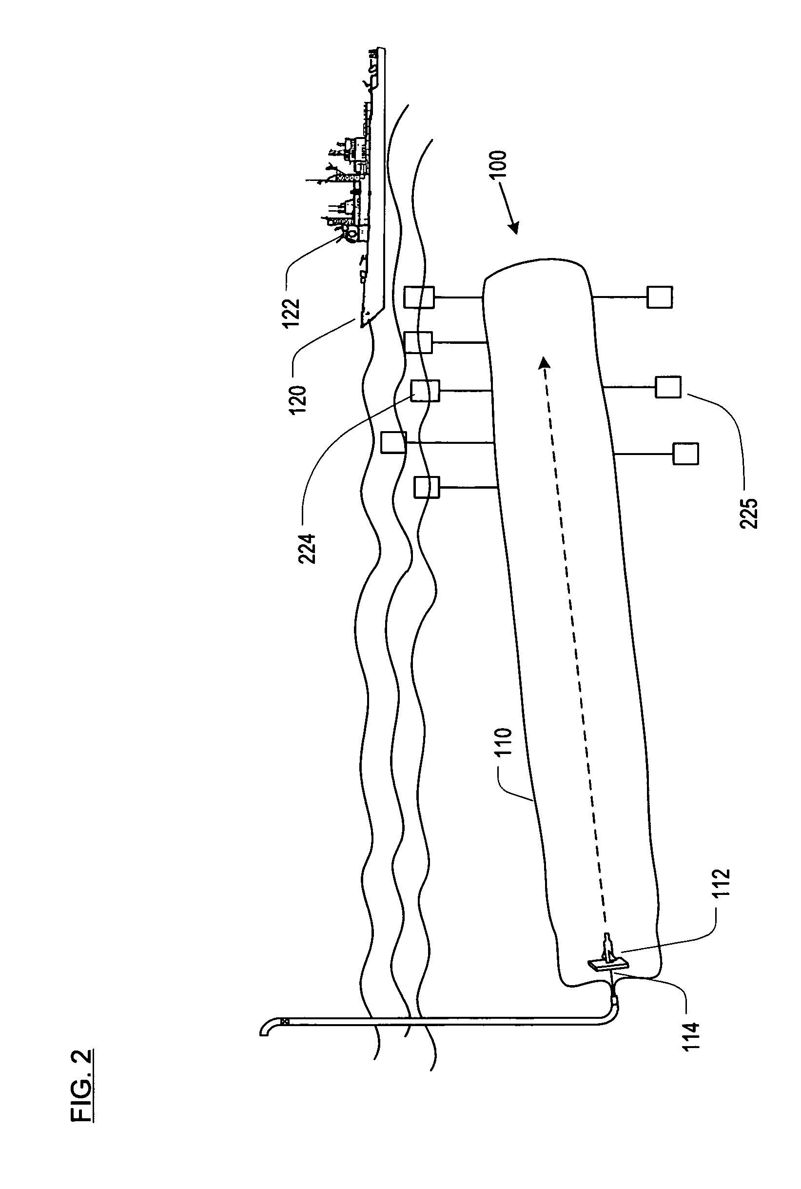 Test setup for a high-speed-torpedo defense system