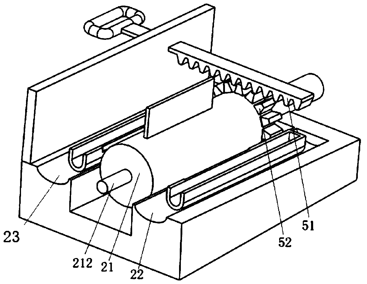 A high-speed feeding system and working method of a rolling mill