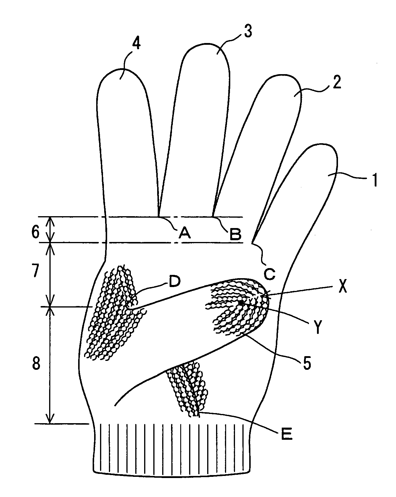 Gloves and method of knitting the same