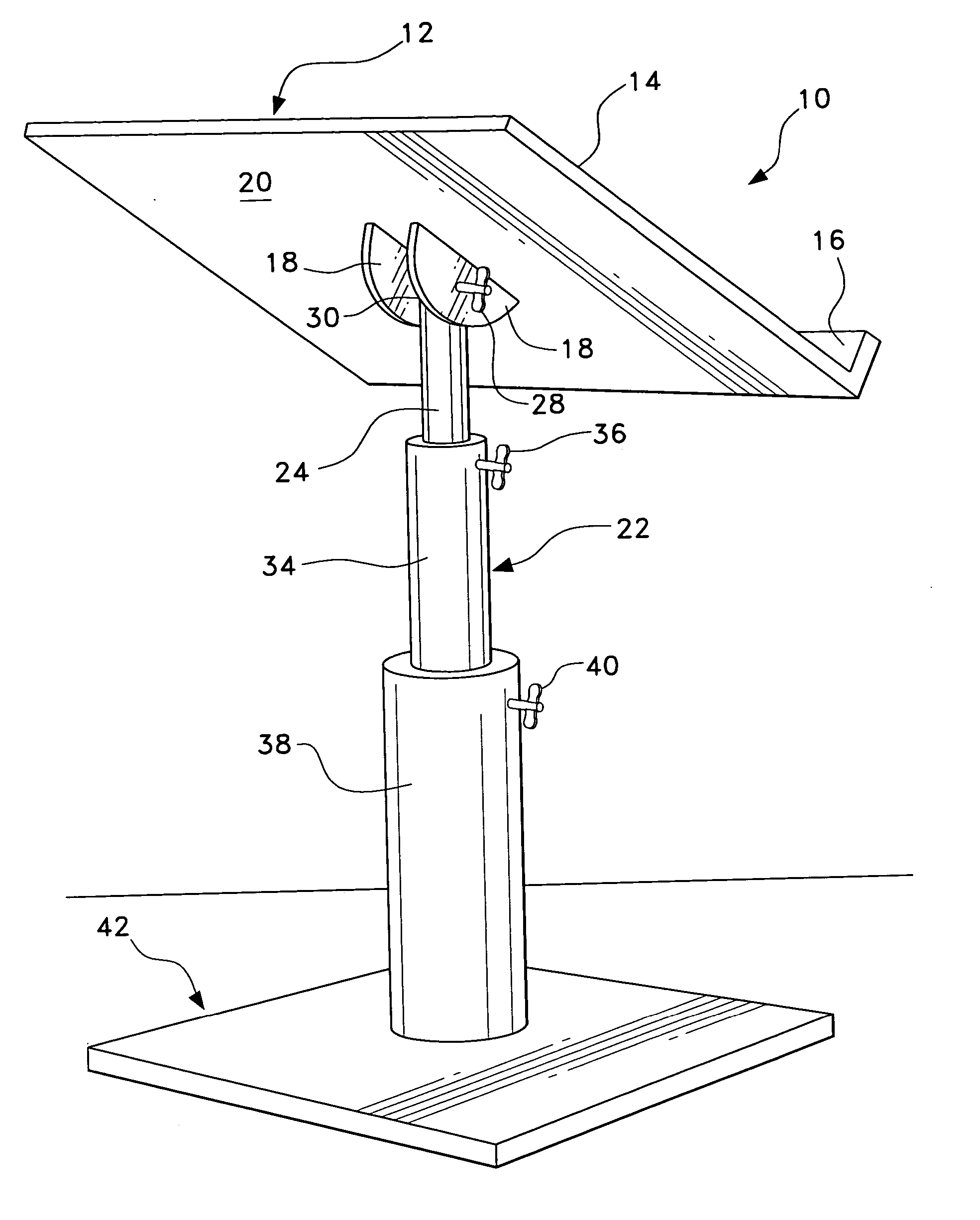 Portable podium