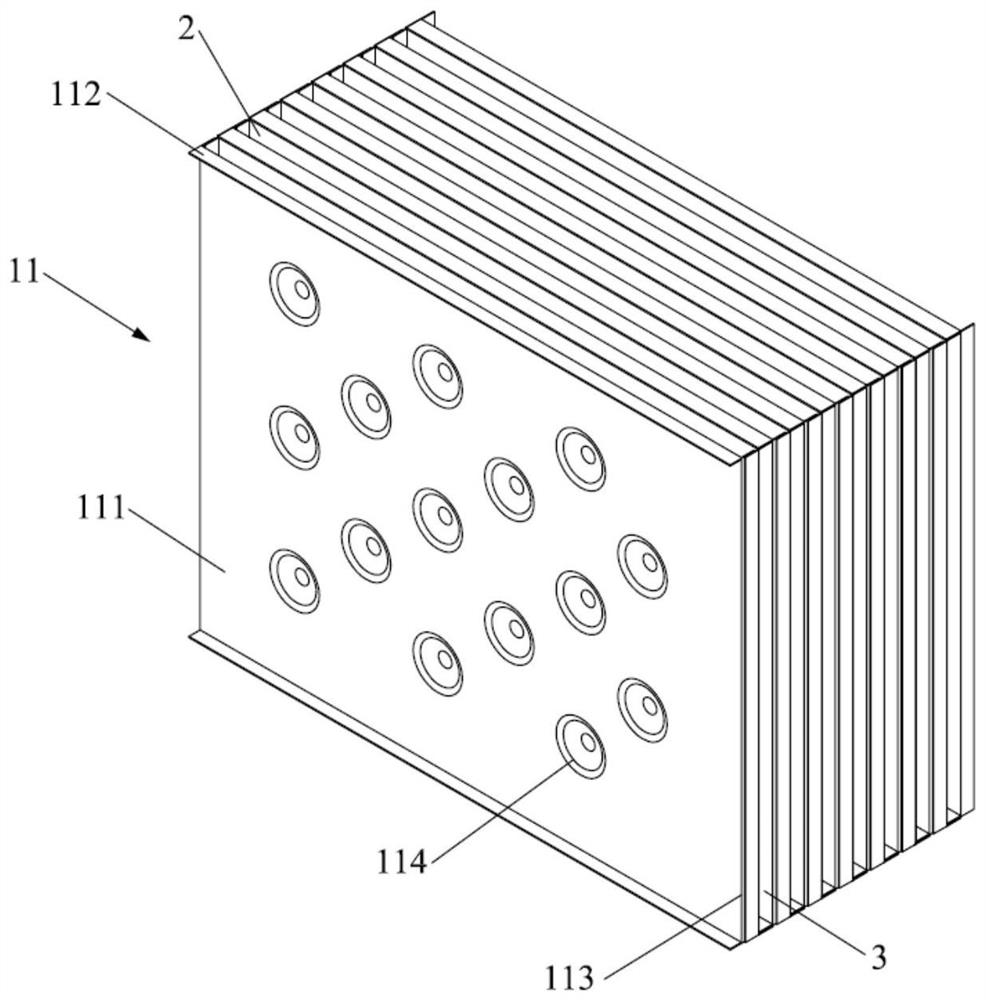 Clothes dryer condenser and clothes dryer