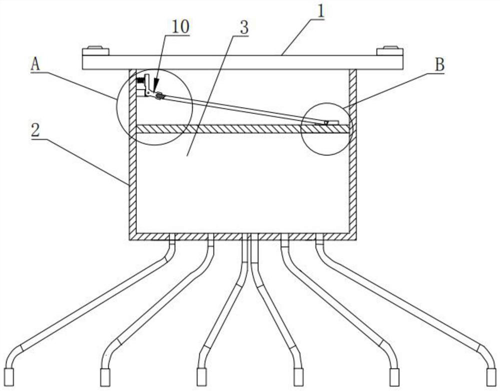 An unmanned aerial vehicle mounting system for simultaneous spreading of solid and liquid