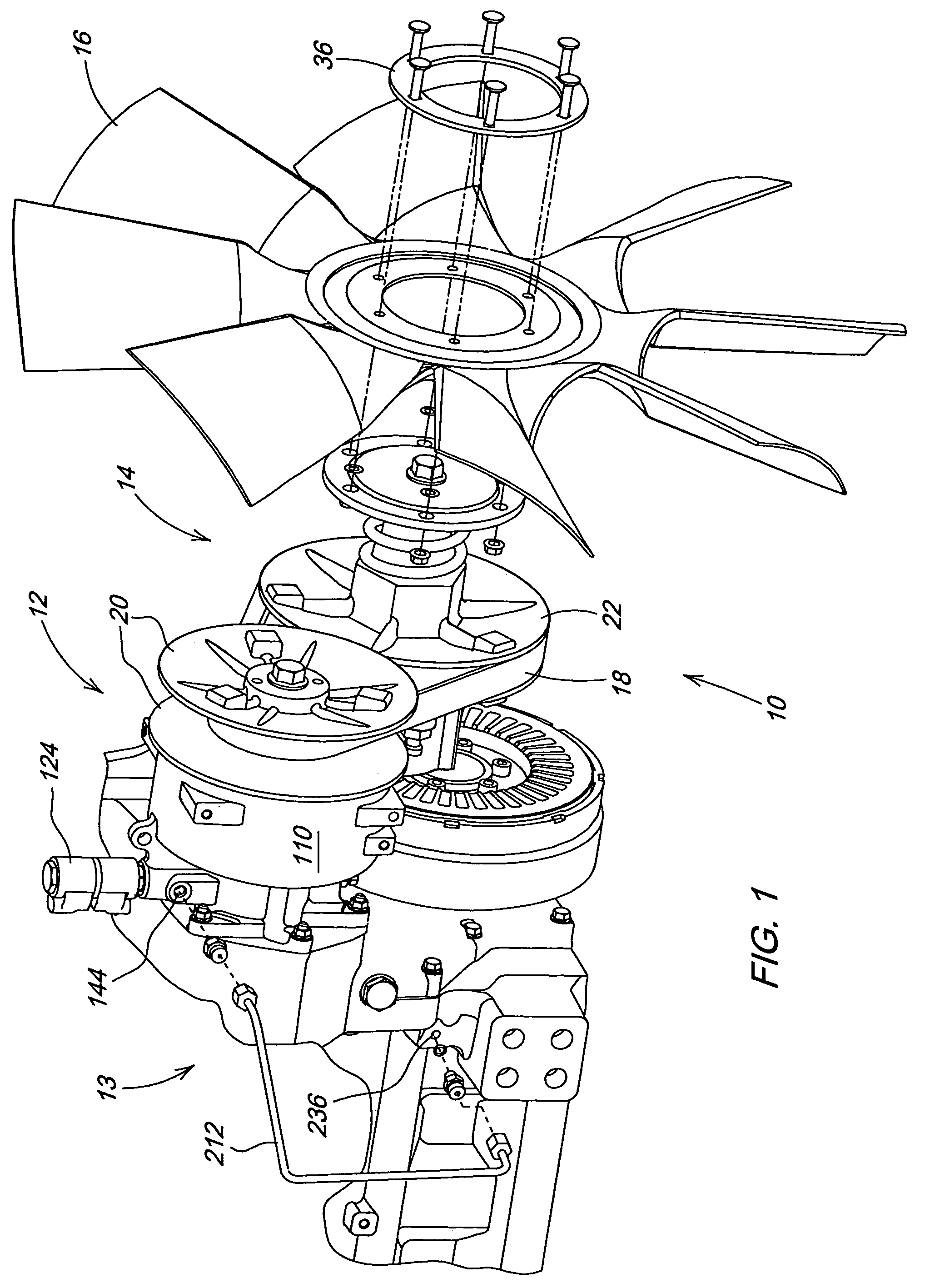 Variable speed fan drive