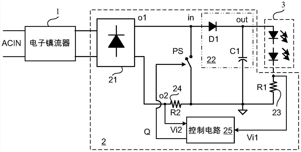 LED driver and LED lighting device