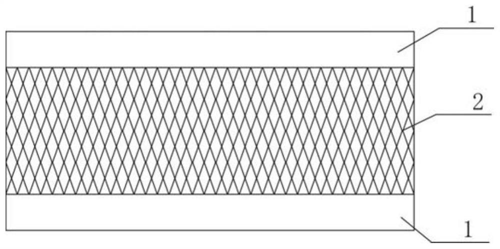 High-strength polytetrafluoroethylene cable film and preparation method thereof