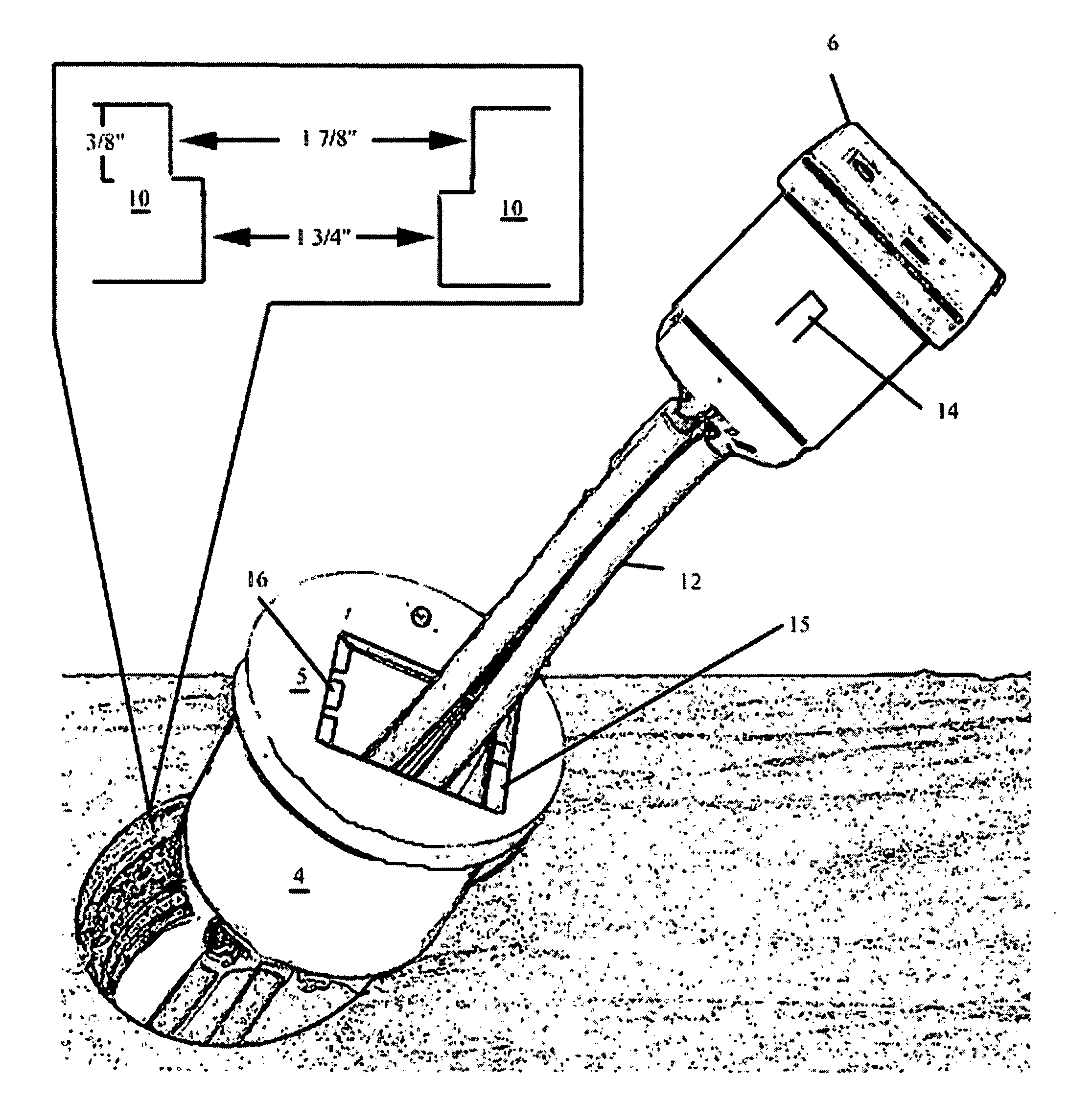 Compact flush-mount self-contained receptacle (SCR)