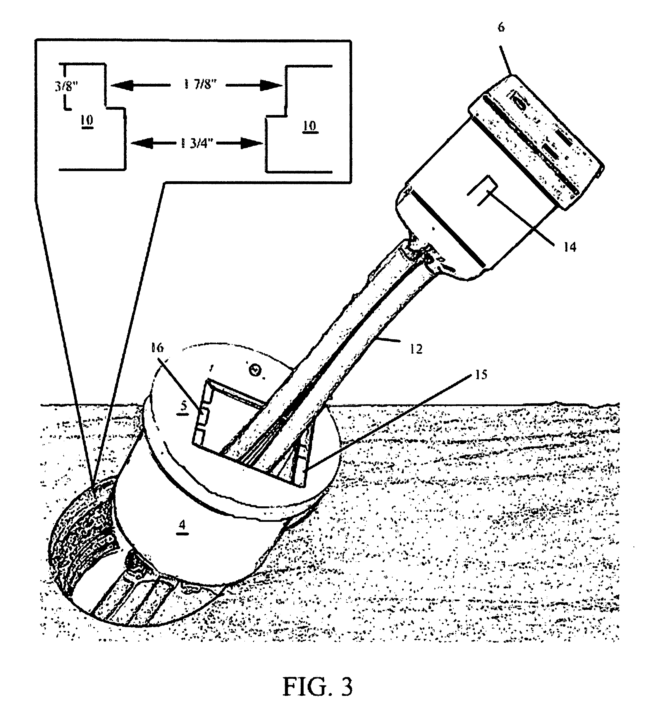 Compact flush-mount self-contained receptacle (SCR)