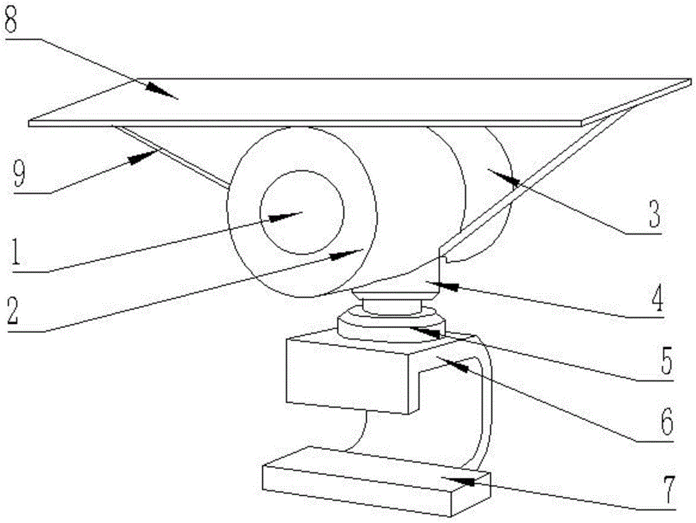 Solar vehicle traveling data recorder