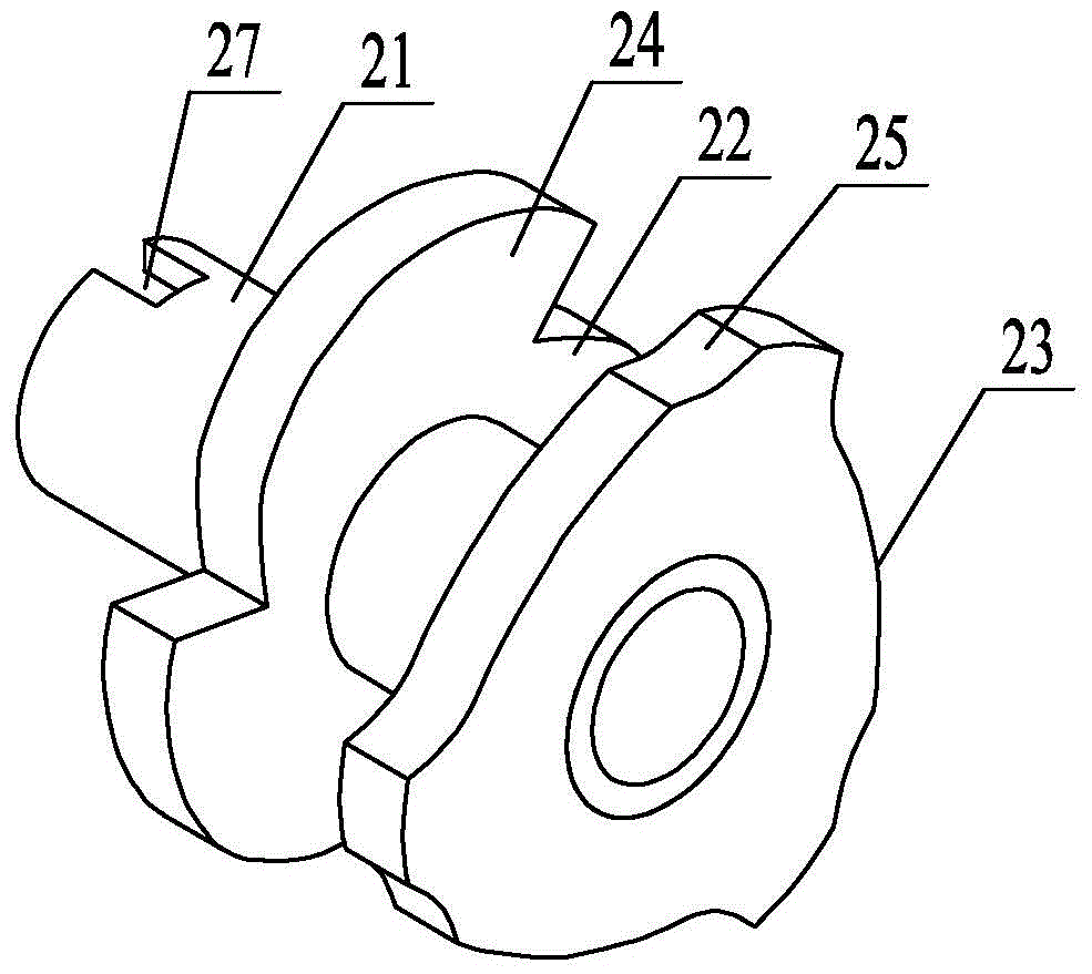 Yarn barrel locking device for aramid yarn of optical cable