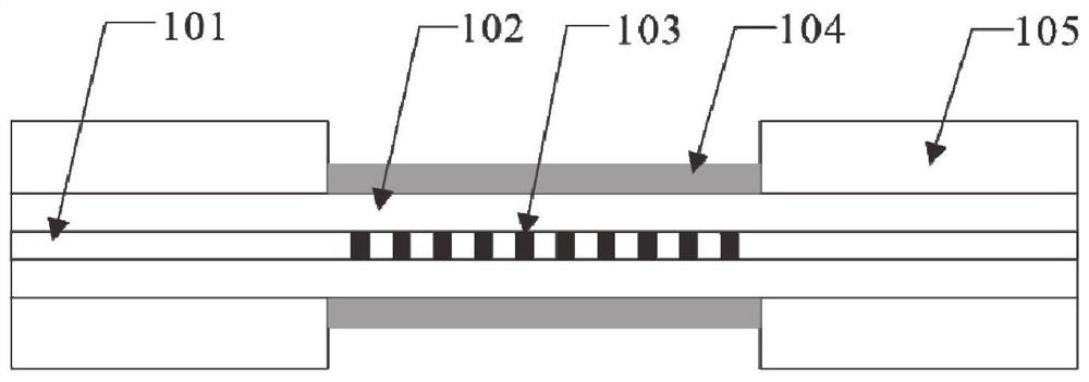 Device and process for spin-coating polymeric membrane on surface of optical fiber grid region and application