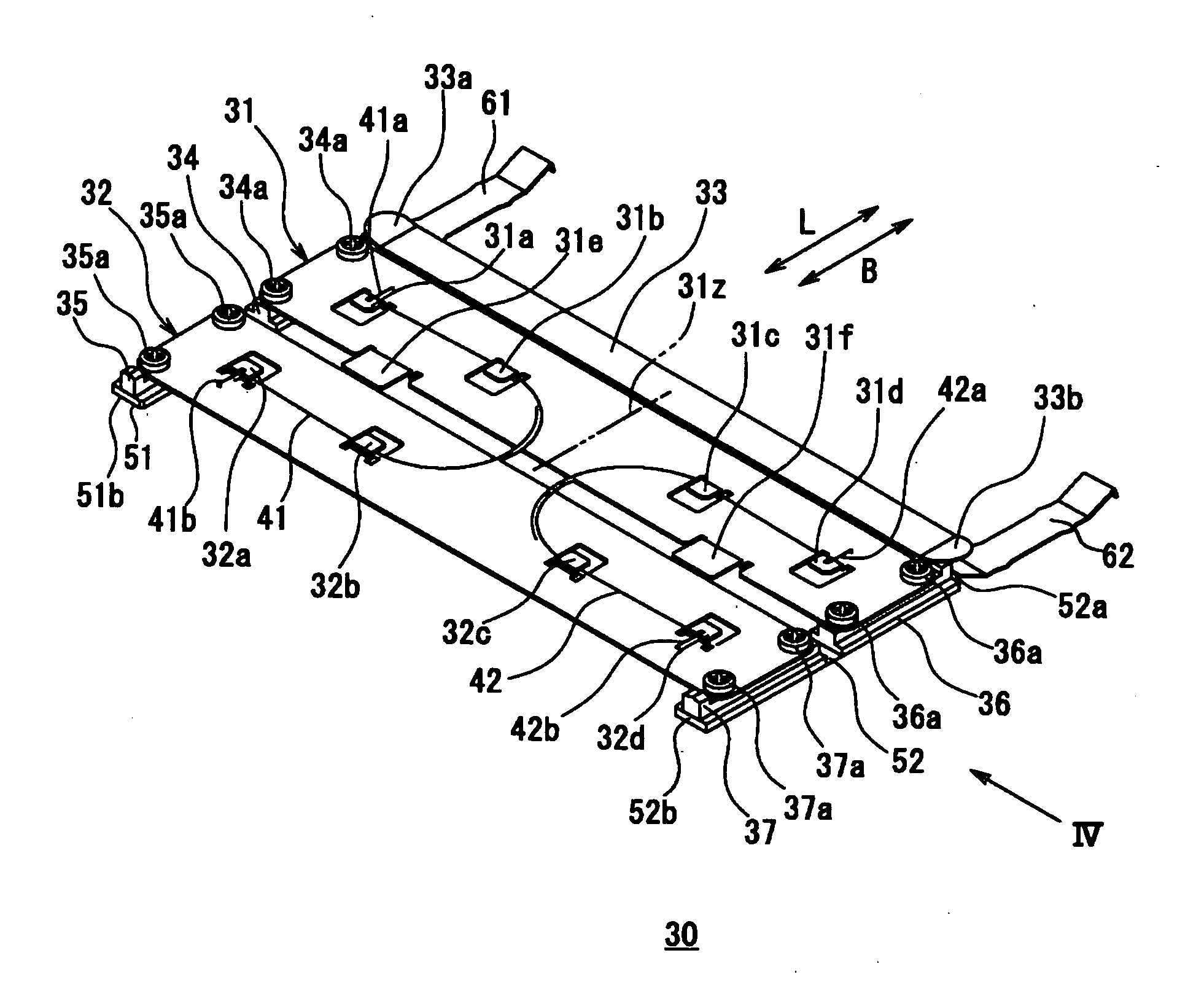 Medium press device and ink jet printer