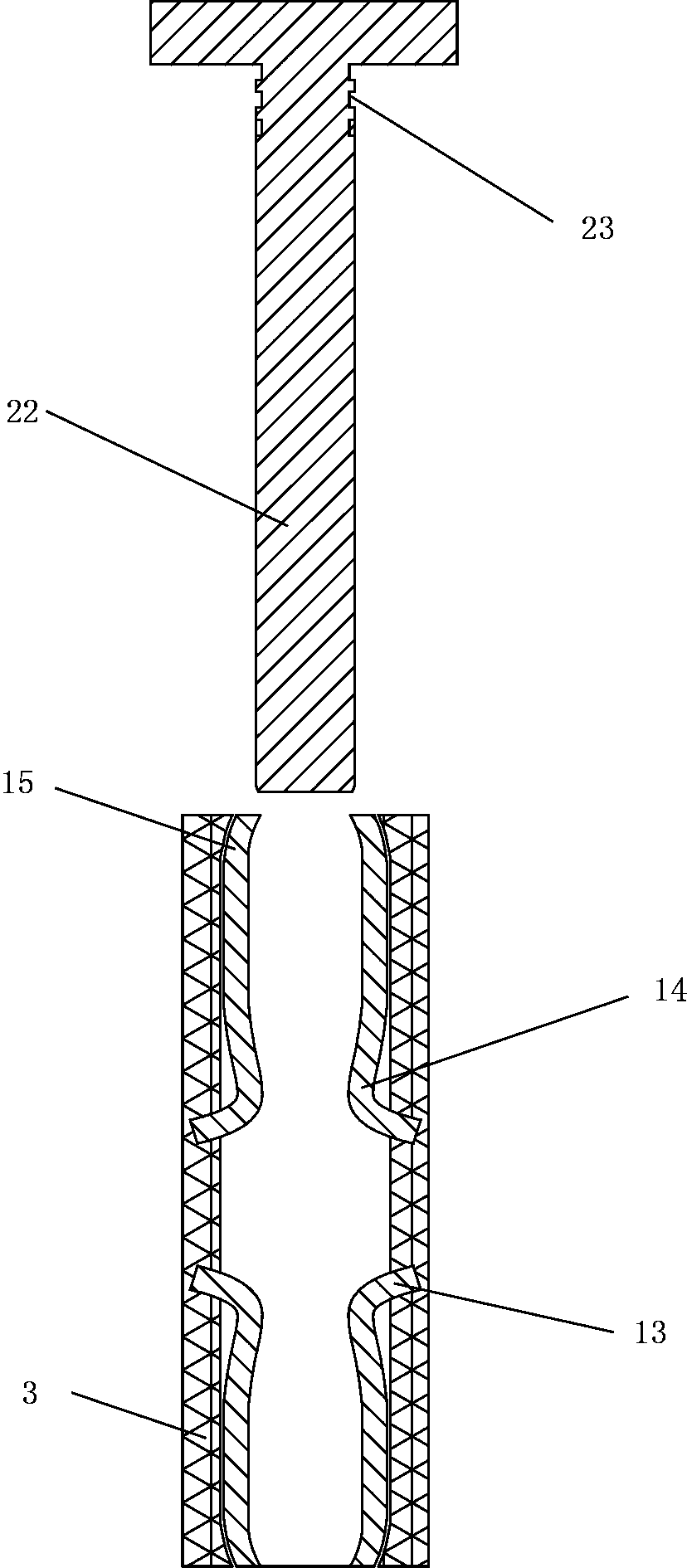 Rubber-coated expansion bolt