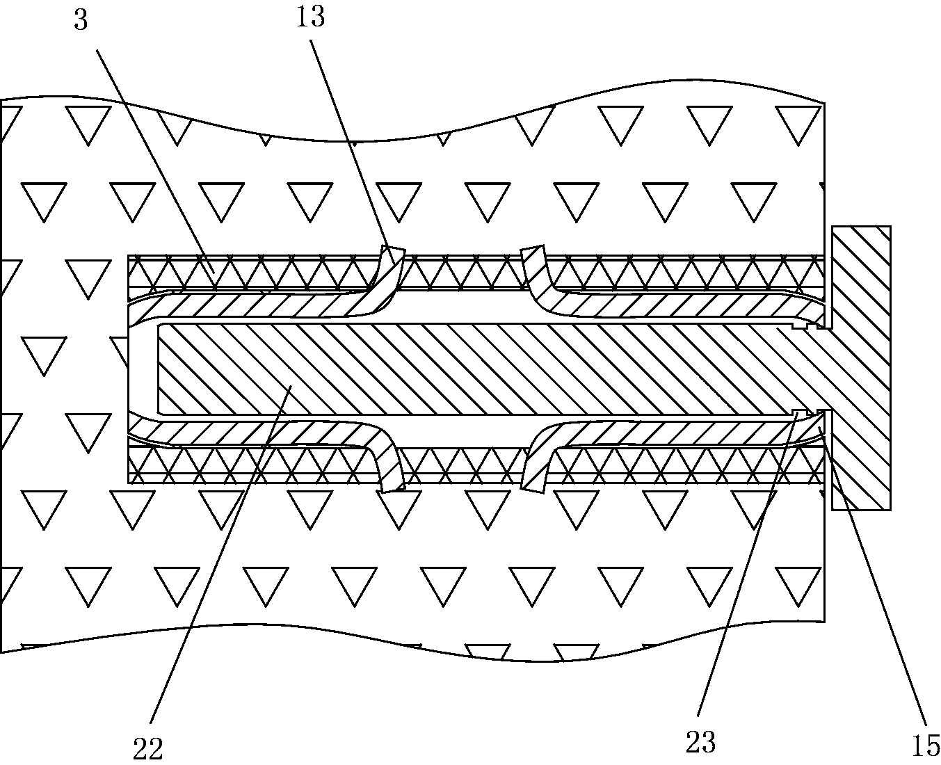 Rubber-coated expansion bolt