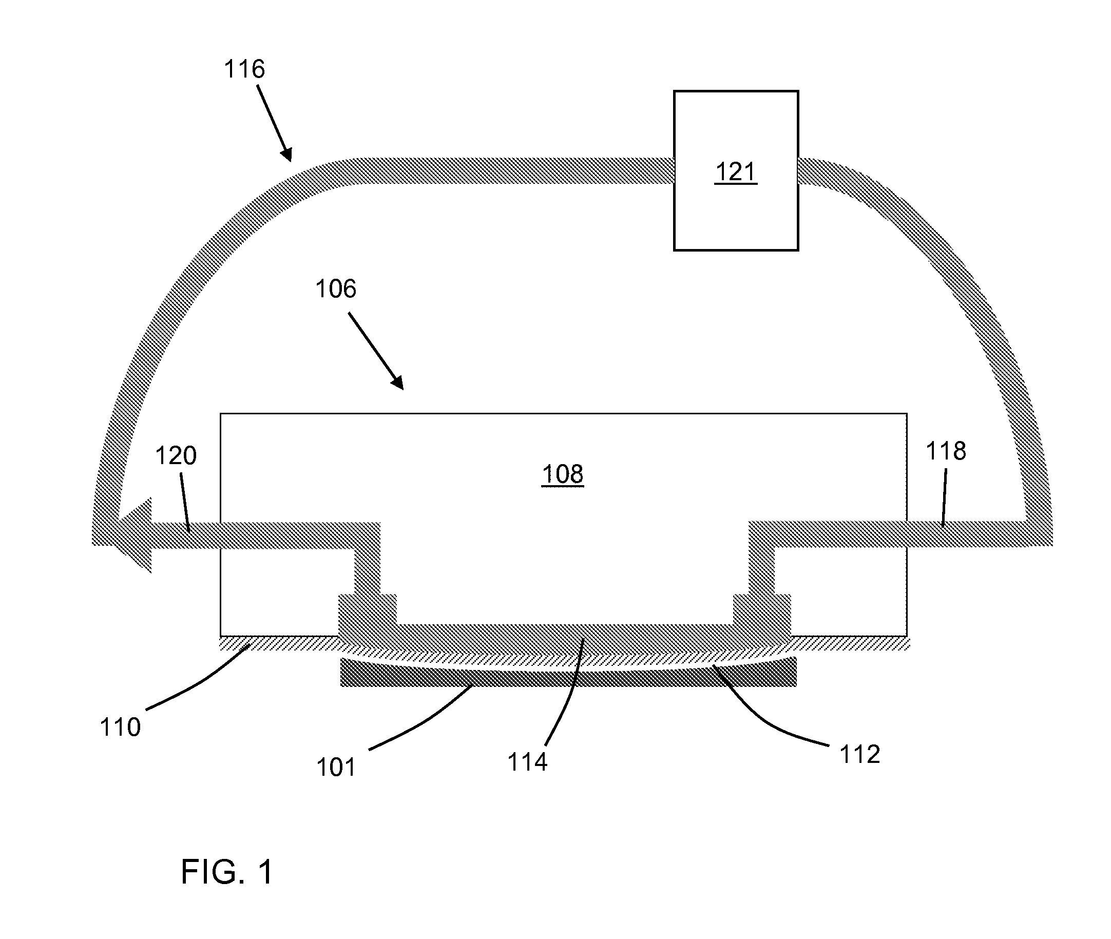 Liquid cooled compliant heat sink and related method