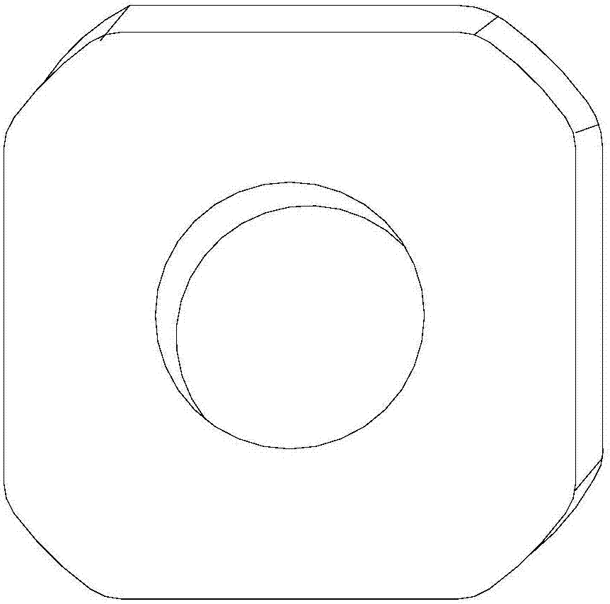 A blanking die for sheet metal parts with high-precision shaft holes