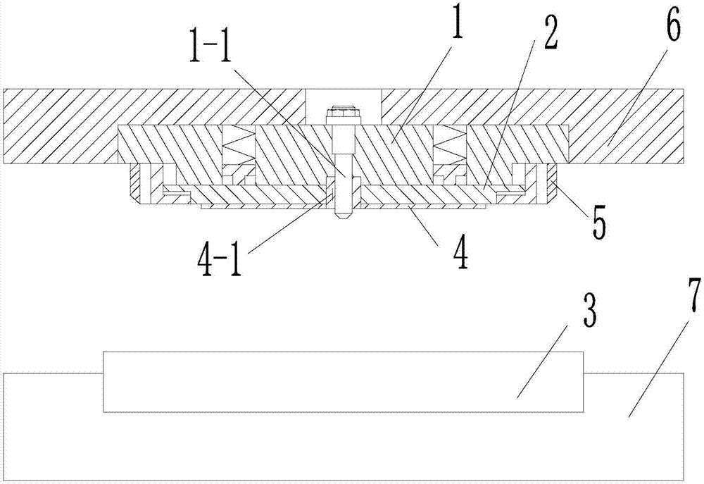 A blanking die for sheet metal parts with high-precision shaft holes