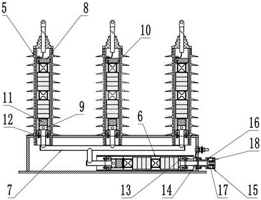 High-voltage AC three-phase explosion-proof combined overvoltage protector