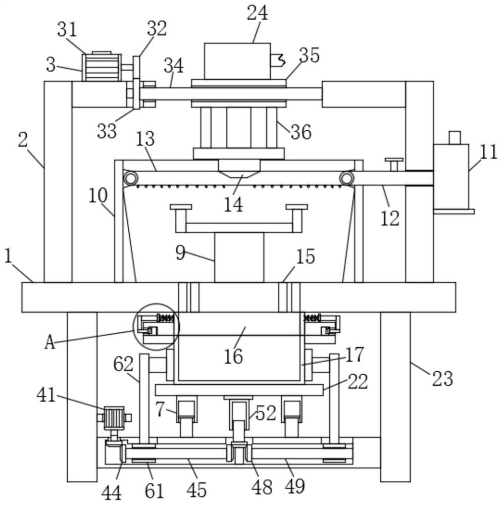 Spraying device with coating recovery structure