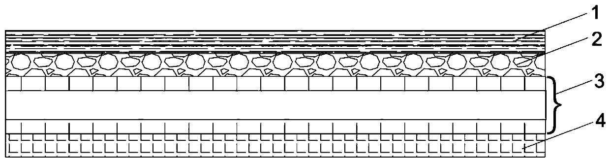 Wear-resistant melamine impregnated paper, preparation method and application thereof