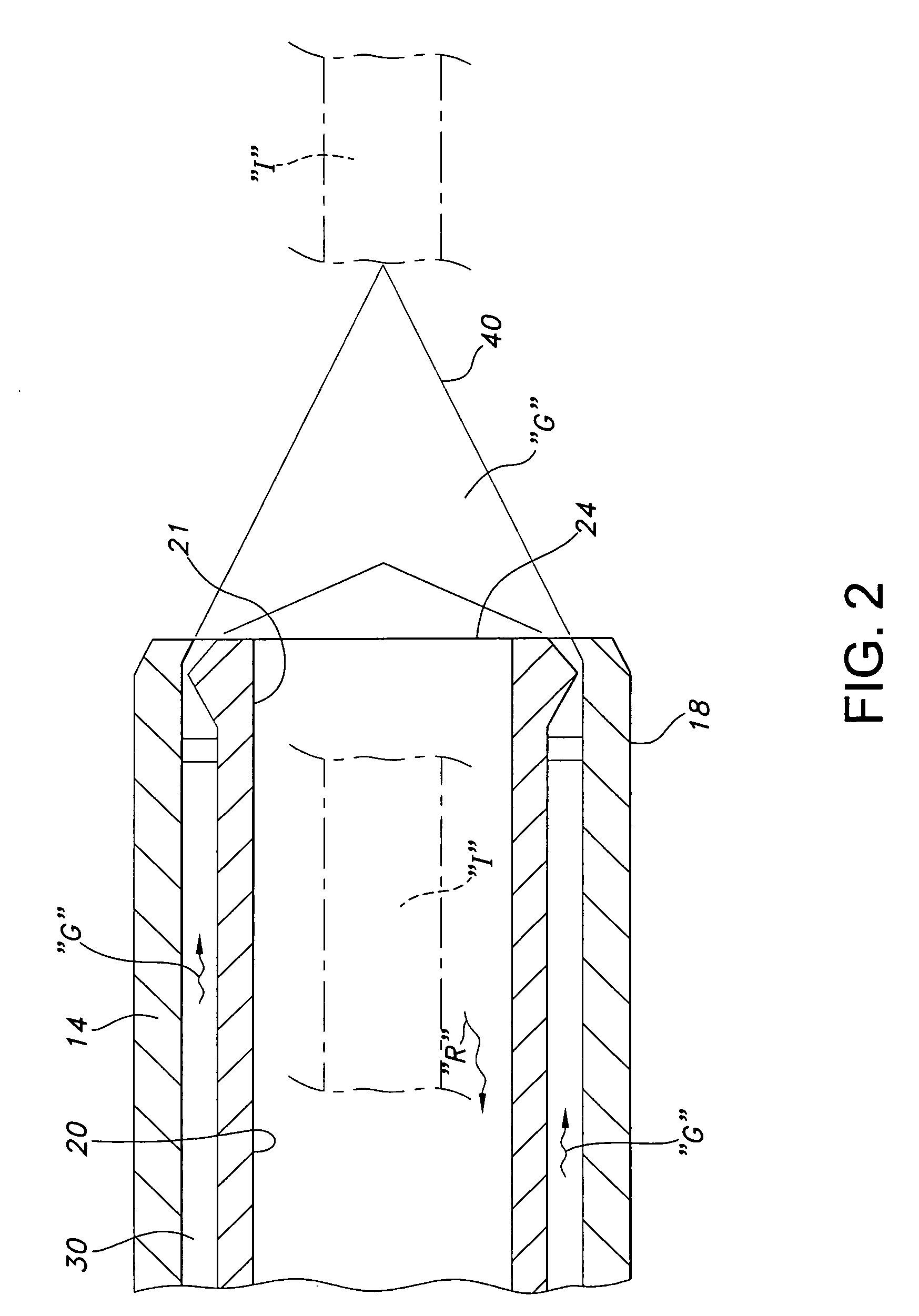 Continuous gas flow trocar assembly