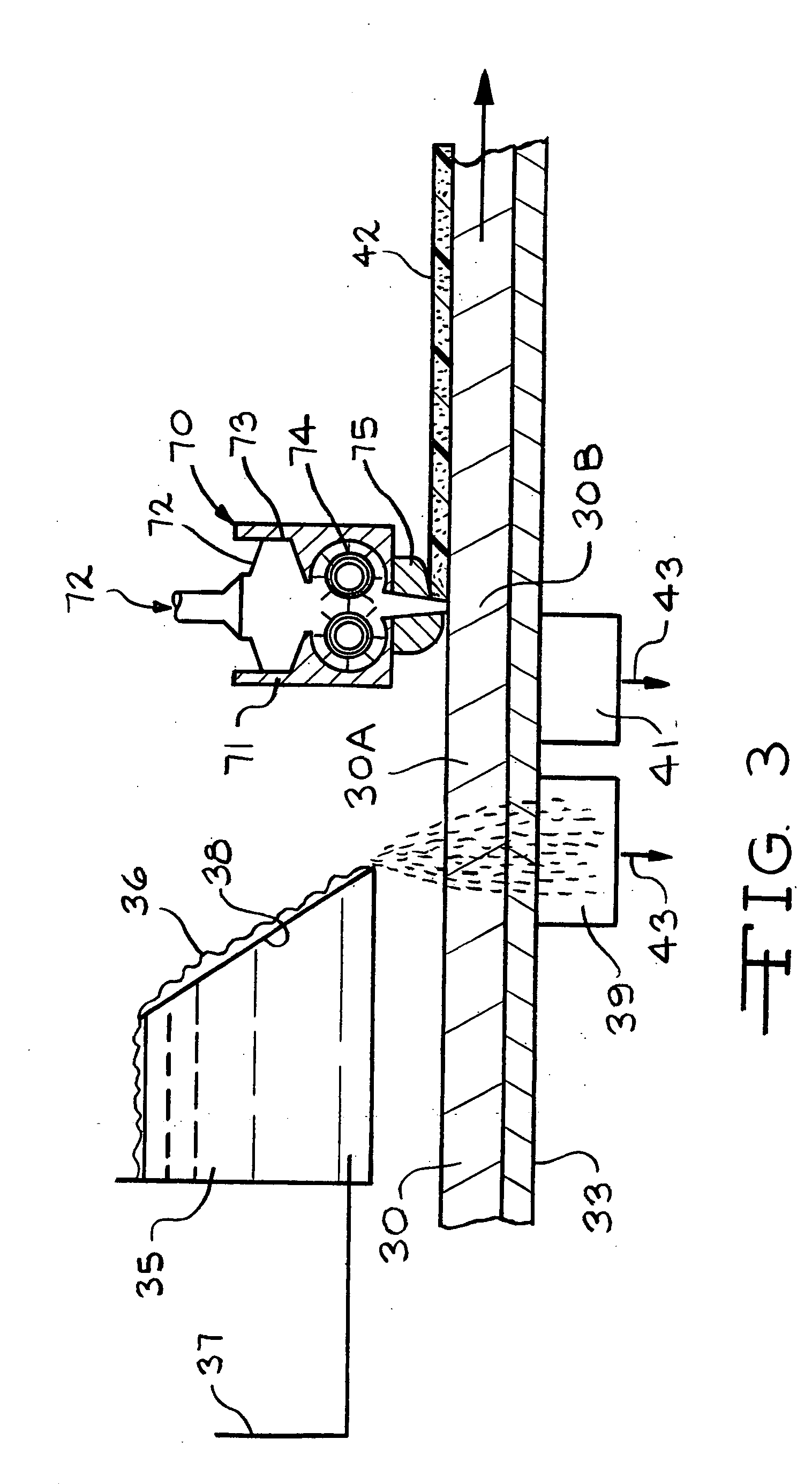 Method of making coated mat online and coated mat products