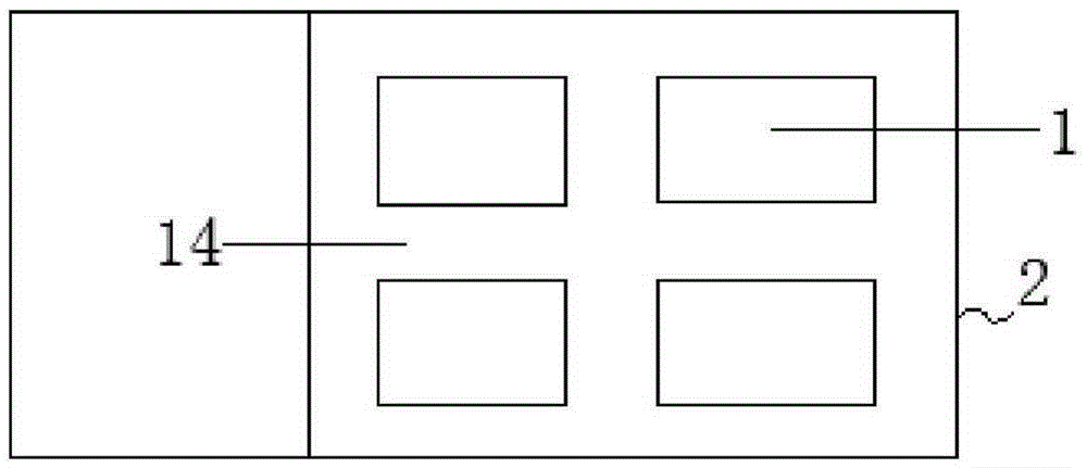 Split paving device