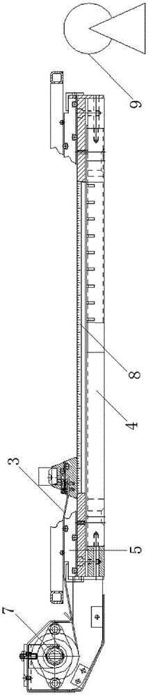 Split paving device