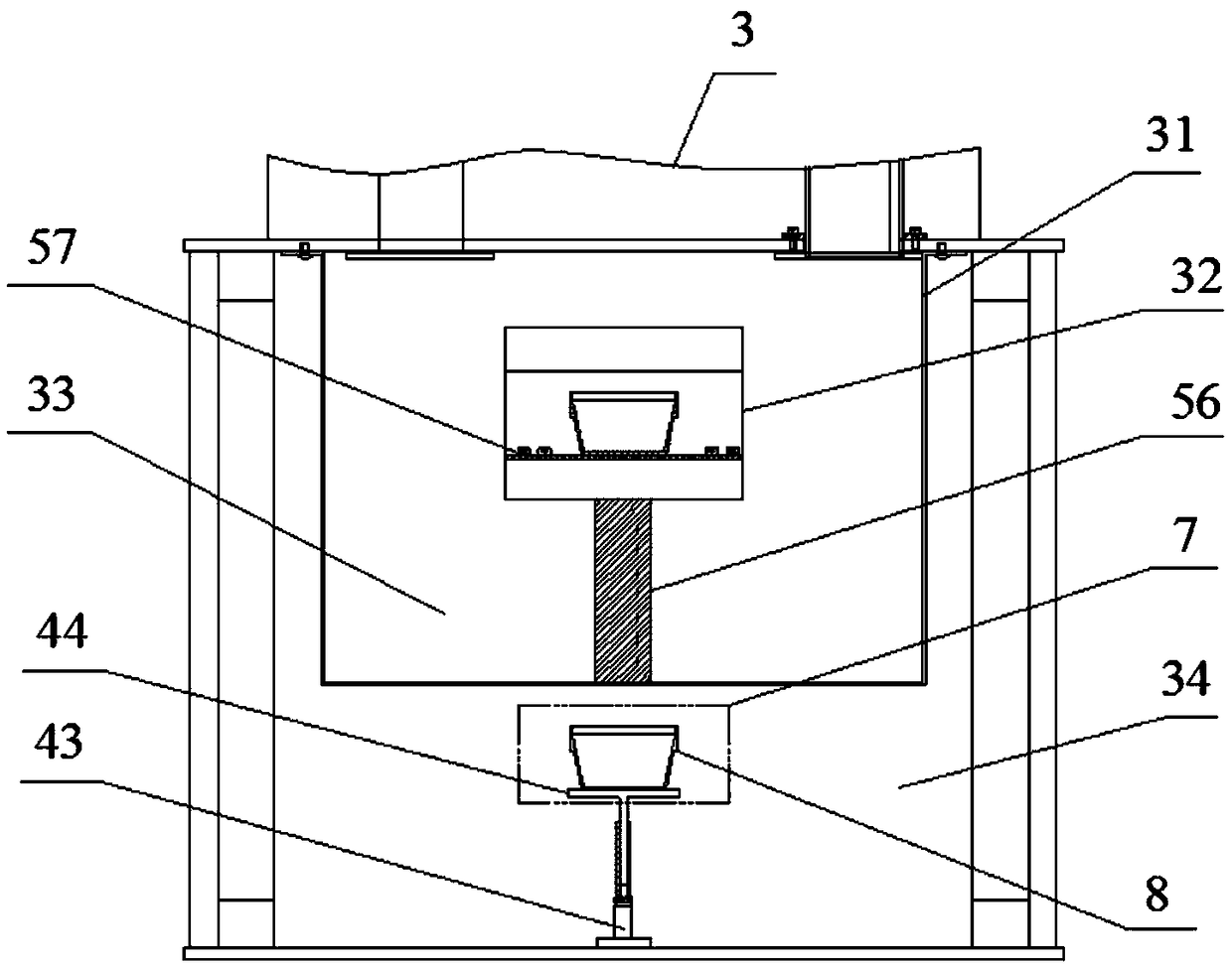 Material moisture detection device and control method and control system thereof