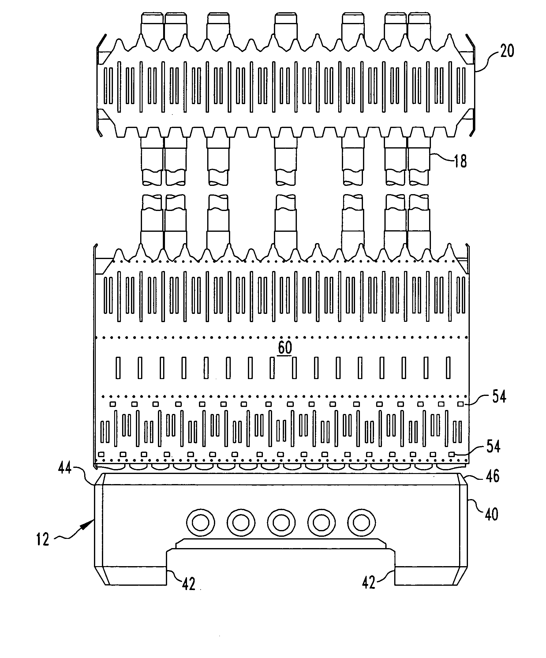 Nuclear fuel assembly protective grid